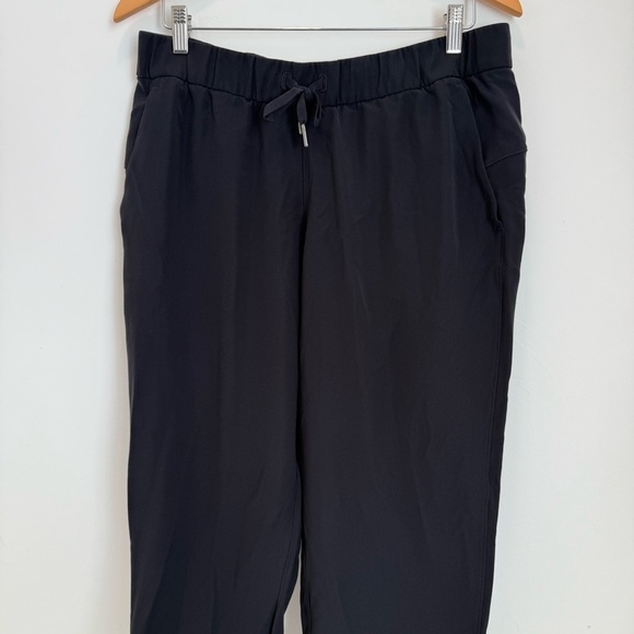 Lululemon On The Fly 28”Luxtreme Ribbed Jogger Pants Black Size 10 - Picture 5 of 13